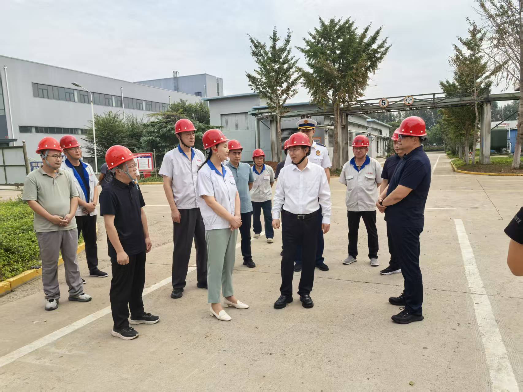 縣委書記在國慶、中秋雙節(jié)期間到公司調(diào)研